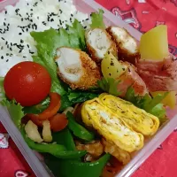 ピーマン炒めささみフライ弁当| yayoi.Kさん