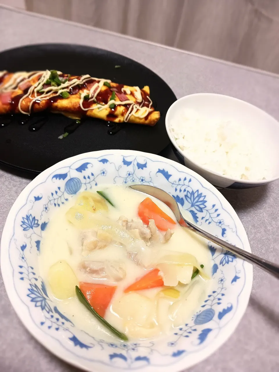 シチューととんぺい焼き|eさん