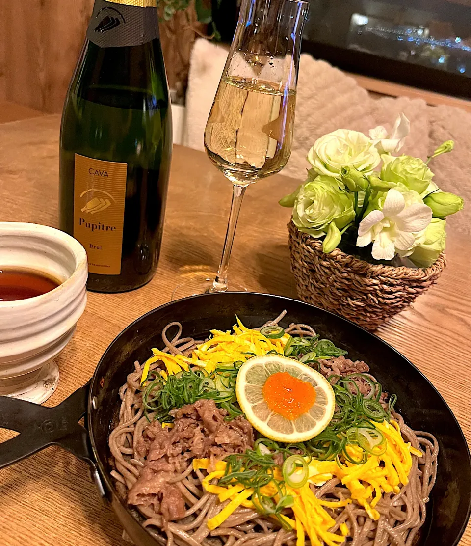 昨夜の残ったお蕎麦を…瓦そば風に|izunさん