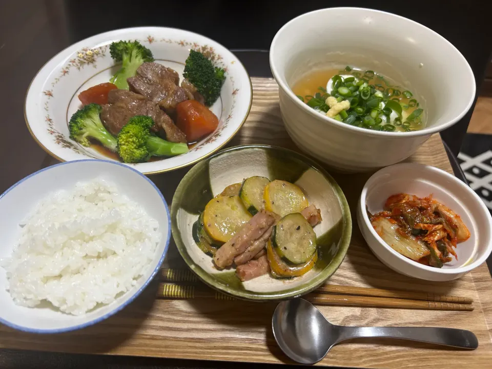 豚角煮とあんかけのヤスマル出し豆腐|みやさん