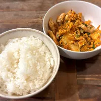 豚キムチならぬ鶏キムチ|ワタ君さん
