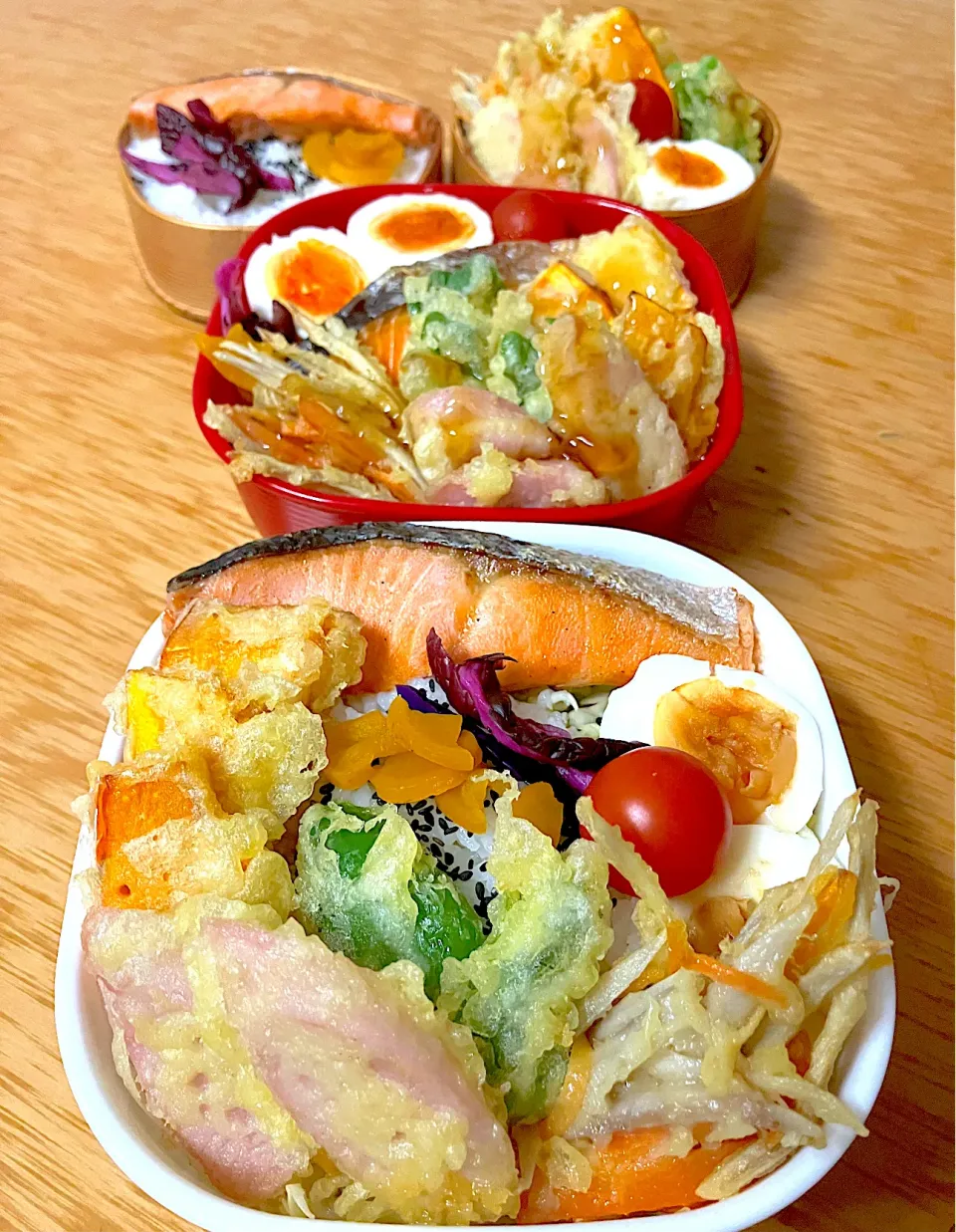 家族お弁当🍱ლ(´ڡ`ლ)❤️|ふみぃさん