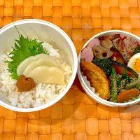 中学生息子のお弁当🍱 豚肉の塩麹焼き弁当🍱|Snow10さん