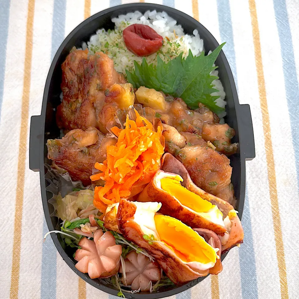 0219 大葉じゃがゴロチキン　男子高校生弁当|Riieeさん