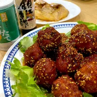 香酢で中華団子