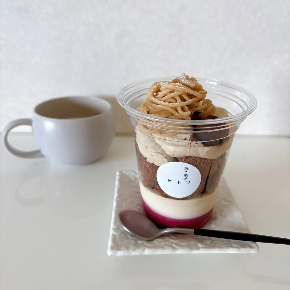 和栗モンブランのカップケーキ|ちゃみこさん