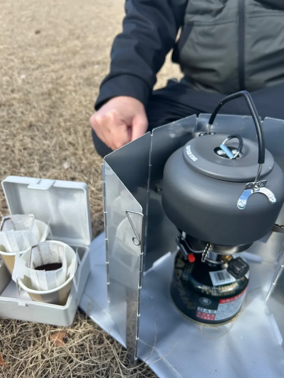 キャンプ飯締めコーヒー|みやさん