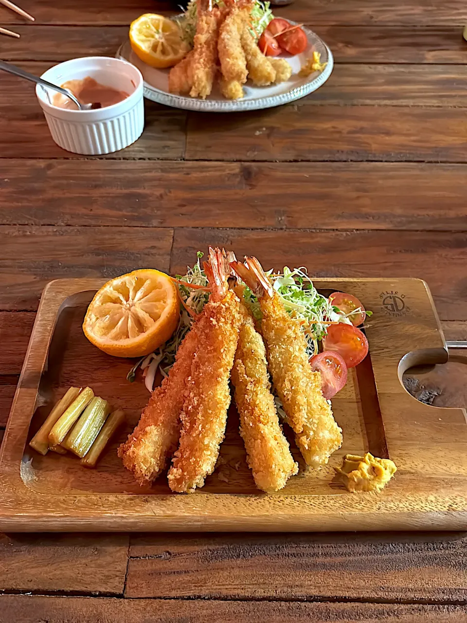 エビフライとセロリの漬物|Nakaba Kobayashiさん