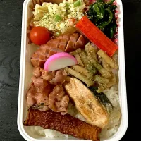 あるもののっけ弁当|まちゃさん