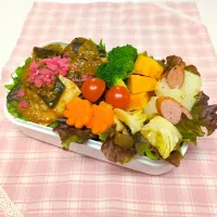 鯖の味噌煮弁当❤|みちゅあしさん