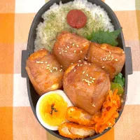 0220 厚揚げの大葉チーズ肉巻き　男子高校生弁当|Riieeさん