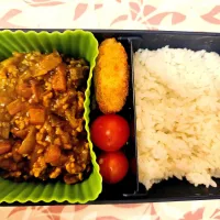 キーマカレーライス❤️旦那さんお弁当❤️|かおるcitronさん