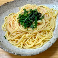 2/20のお昼ごはん~たらこパスタ~|ゆかｕさん