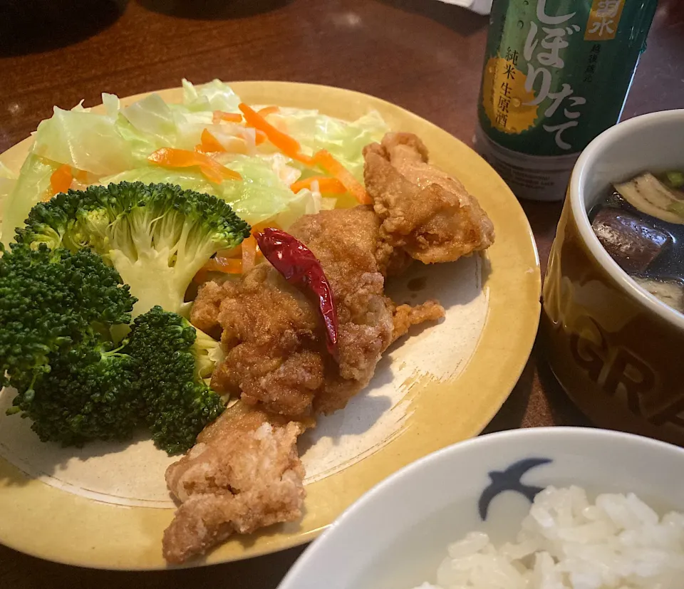 鶏唐揚の香酢がけ|こじまるさん