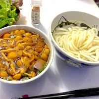 釜揚げなめこ汁うどん|マニラ男さん