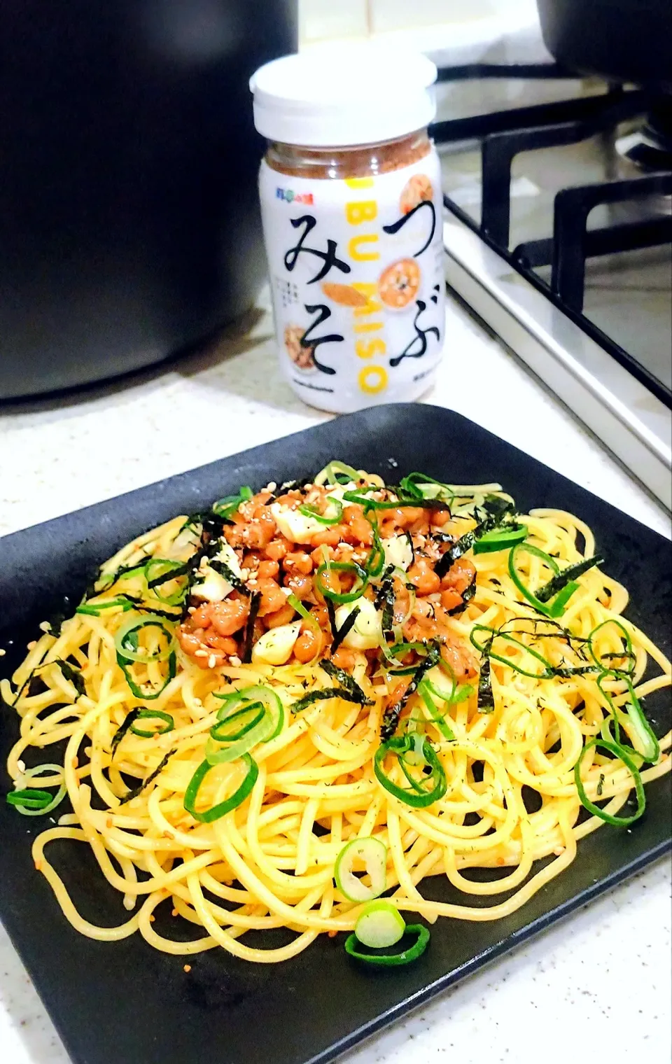 いつもの納豆パスタにプラス♥|GGGさん