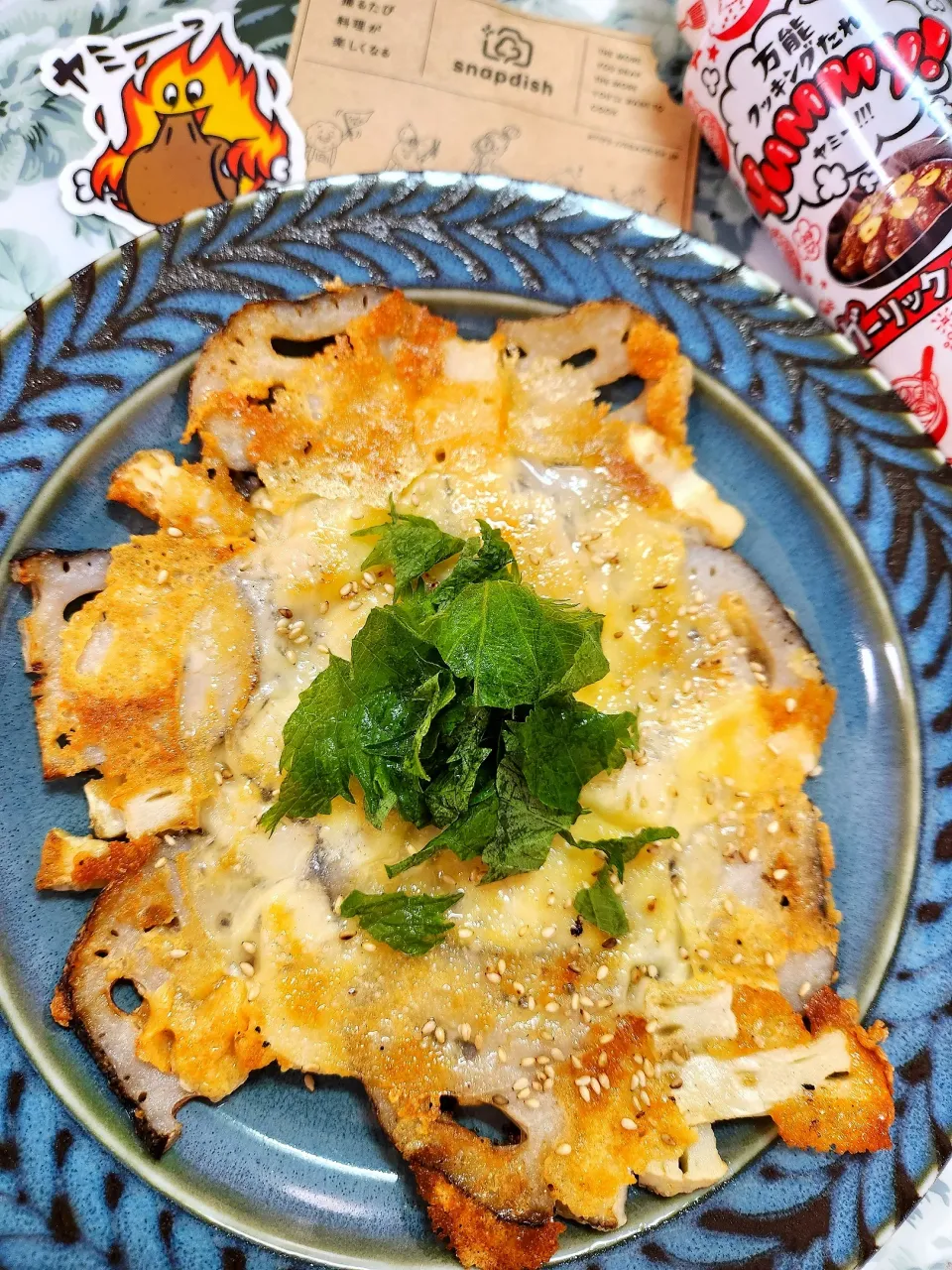 @きなこさんの料理 🔷ライスペーパーdeカリッパリッもっちり蓮根🧀チーズガレット🔷→→🔷春の🧀チーズガレット🔷|@きなこさん