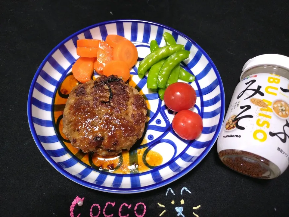 和風ハンバーグプレート・照り焼きソース添え✨|cocco+さん