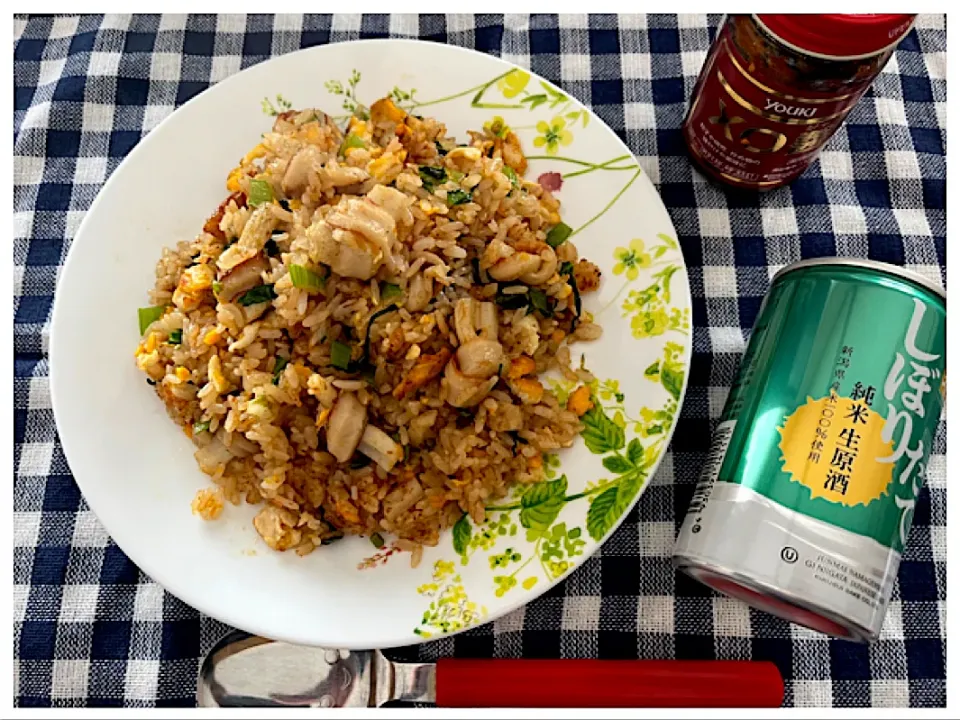 XO醬で高級シーフード🦐炒飯完成🙋‍♀️|ワイントンさん
