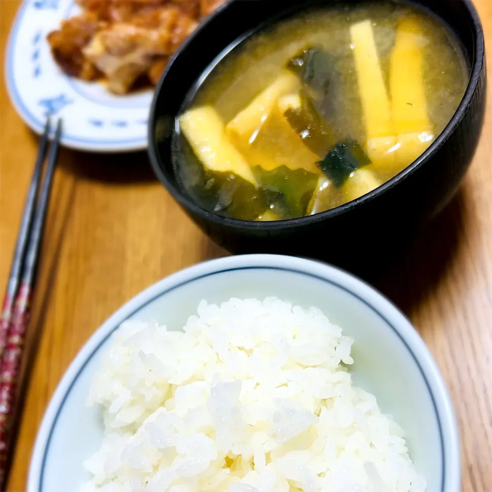 ”炊き立てご飯とお味噌汁”＠ 自宅飯|平大さん