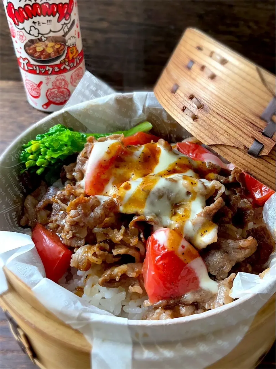 蒸籠でトマトチーズ牛めし|9421beruさん