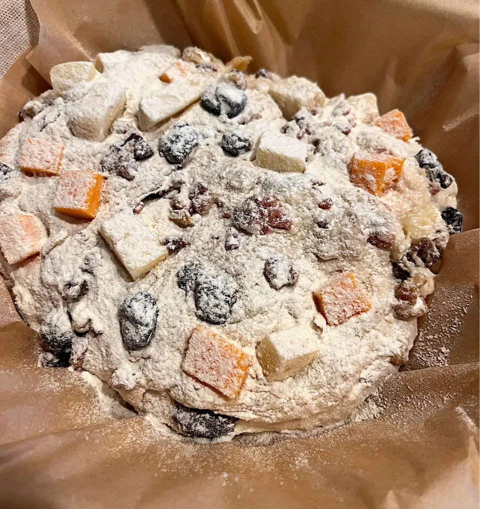 Rising my bread - cranberry walnut bacon cheese bread|🌺IAnneさん