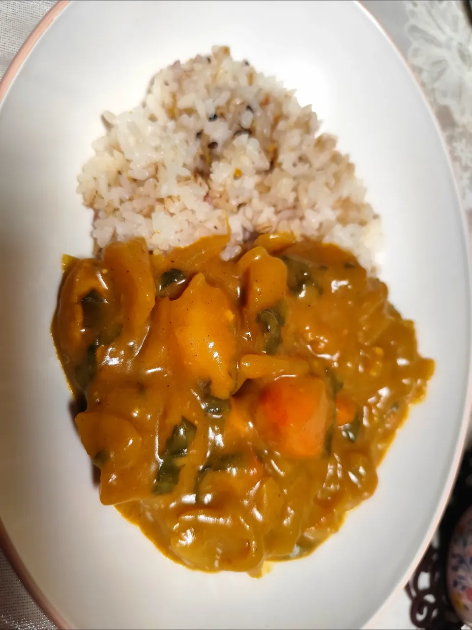 昨日の夜ごはんチキンカレー|m.rafuさん