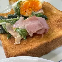 GGGさんの料理 ほうれん草、ベーコン＆ゆで卵de絶品サラダ♡|🐧ペンギン2さん