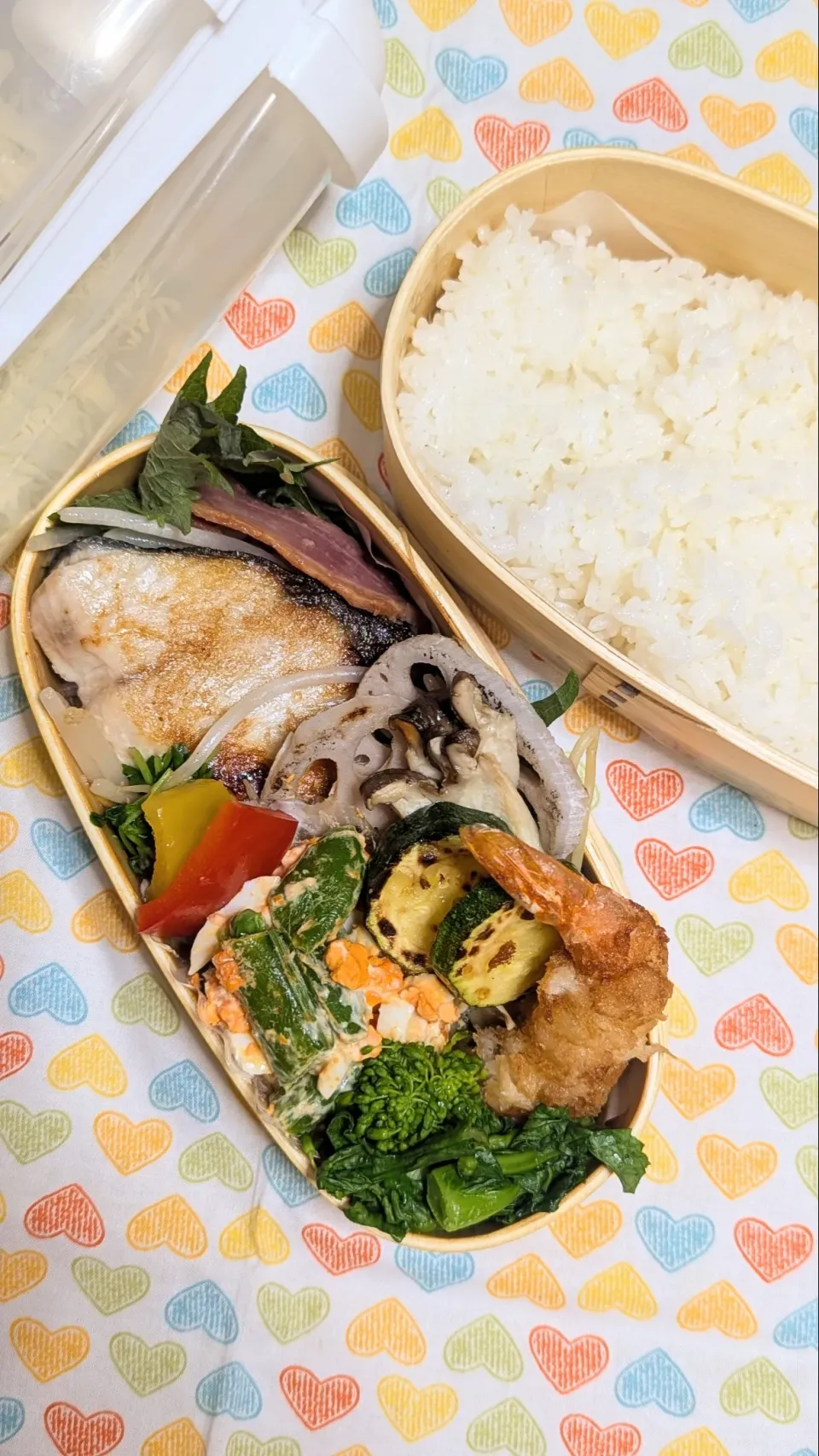 本日のお弁当〜鰤の塩麹焼き弁当|f.1125beさん