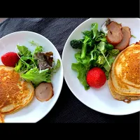 パンケーキの朝食🥞|みーぬさん