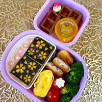 (2/22)年少さんのお弁当🍱|Kahoさん