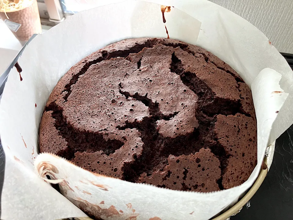 ＊ちびたん８歳お誕生日ケーキ🎂大好きなチョコレートケーキ＊|＊抹茶＊さん