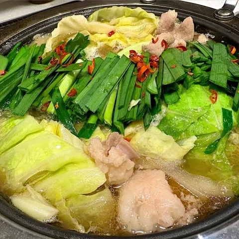 「唐がらし」を使ってみたSnapdishの料理・レシピ写真:もつ鍋