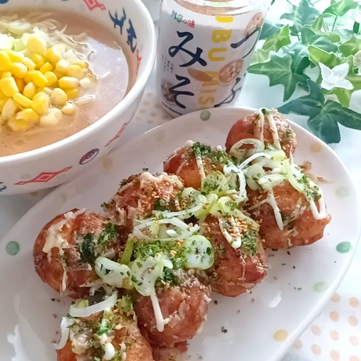 つぶみそで〝みそ変〝🐙たこ焼き|小豆🌼さん
