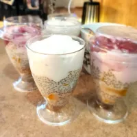 Peaches & Cream Chia Pudding|Monáさん