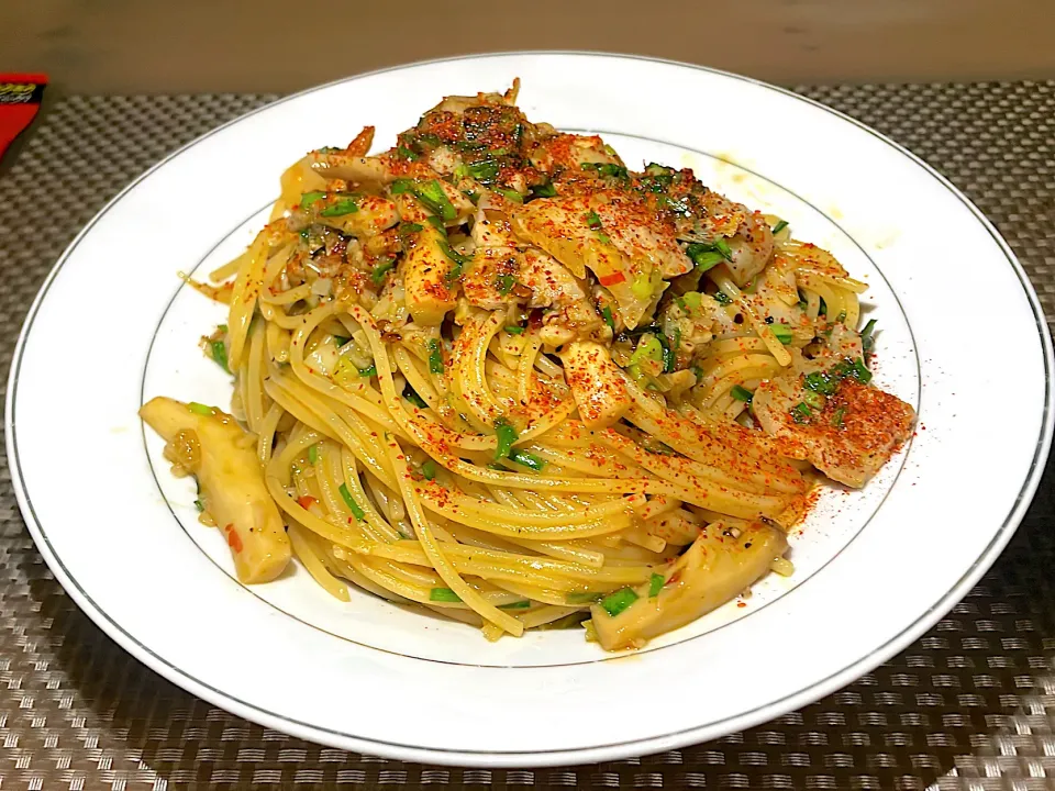 中華っぽいパスタ|ご飯がススムくんさん