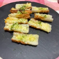 ちくわのマヨチー焼き|ハルのただ飯さん