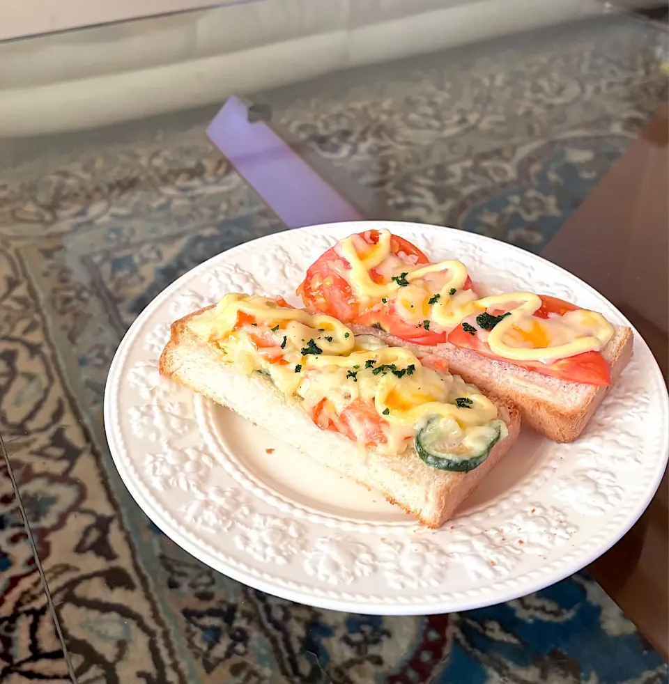 ポテトサラダのトースト|かっちゃん杉さん
