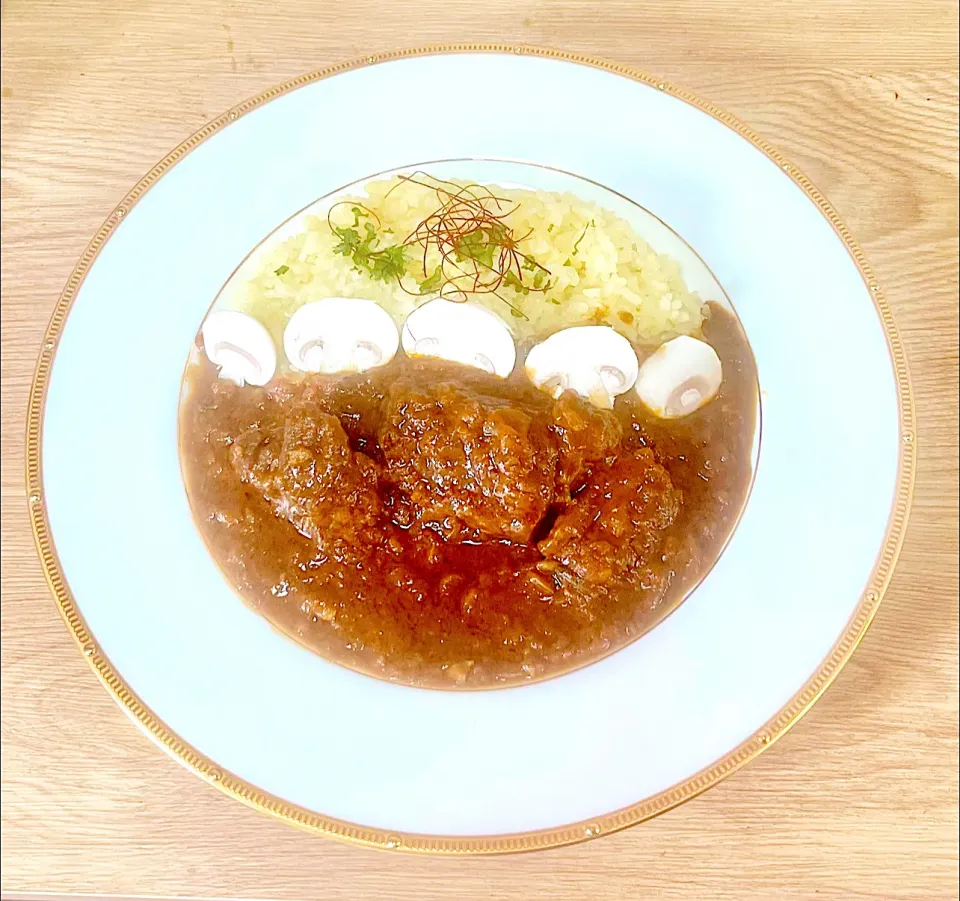 豚スペアリブの赤缶カレー|じいちゃんさん