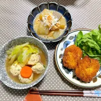 鶏皮味噌煮込み、鶏団子|ゆさんさん