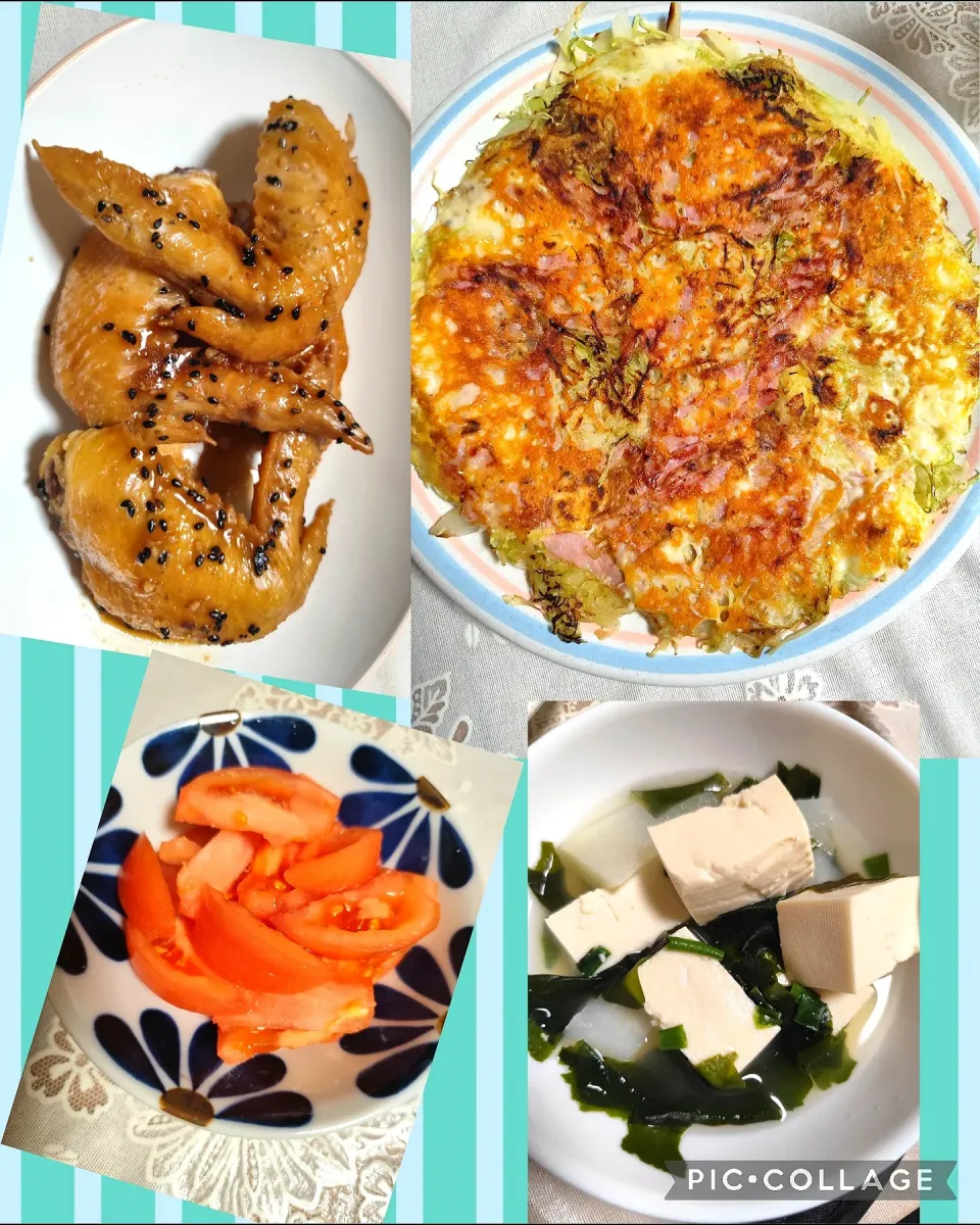 買い物行きたくなくて結局作った夜ご飯|m.rafuさん