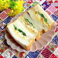 菜の花サンドイッチ🥪