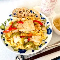 サーモンとエリンギのレモンソースパスタ|Ayakoさん