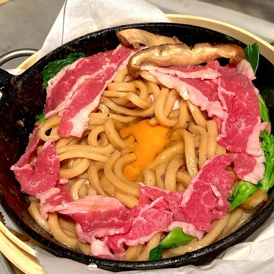 蒸しすき焼きうどん|Kさん