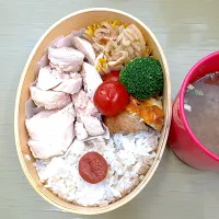 鶏ささみのたらこ巻き弁当|ゆっきーさん