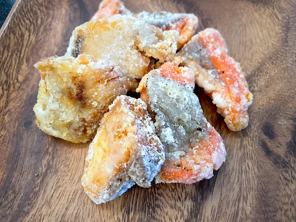 ぶりと鮭の竜田揚げ|パパ手料理さん