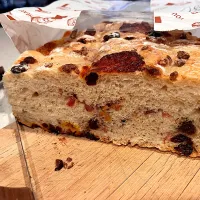 Cranberry walnut bacon cheese bread