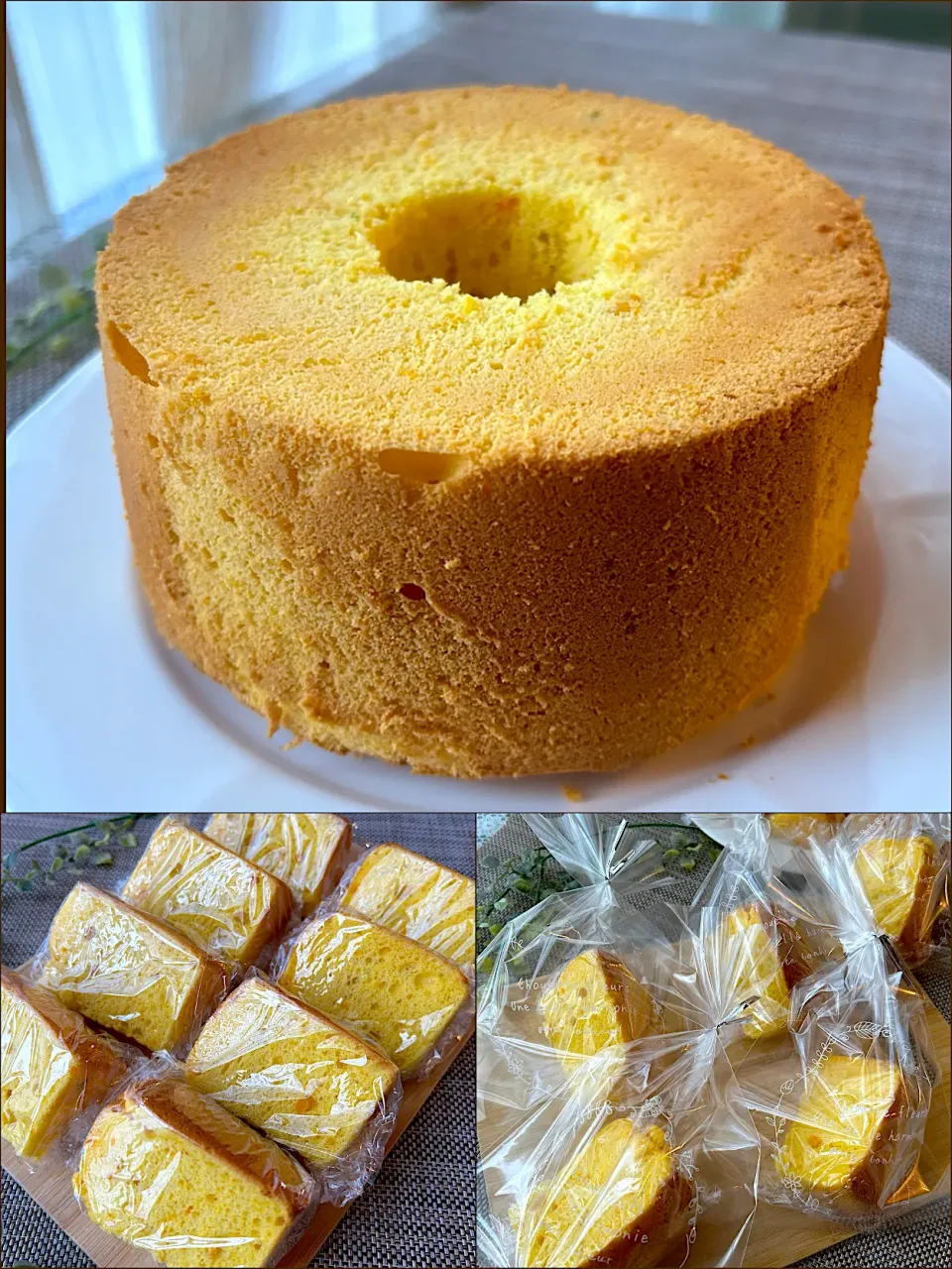 かぼちゃのシフォンケーキ|まなまな♡さん