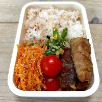 なすの肉巻き弁当