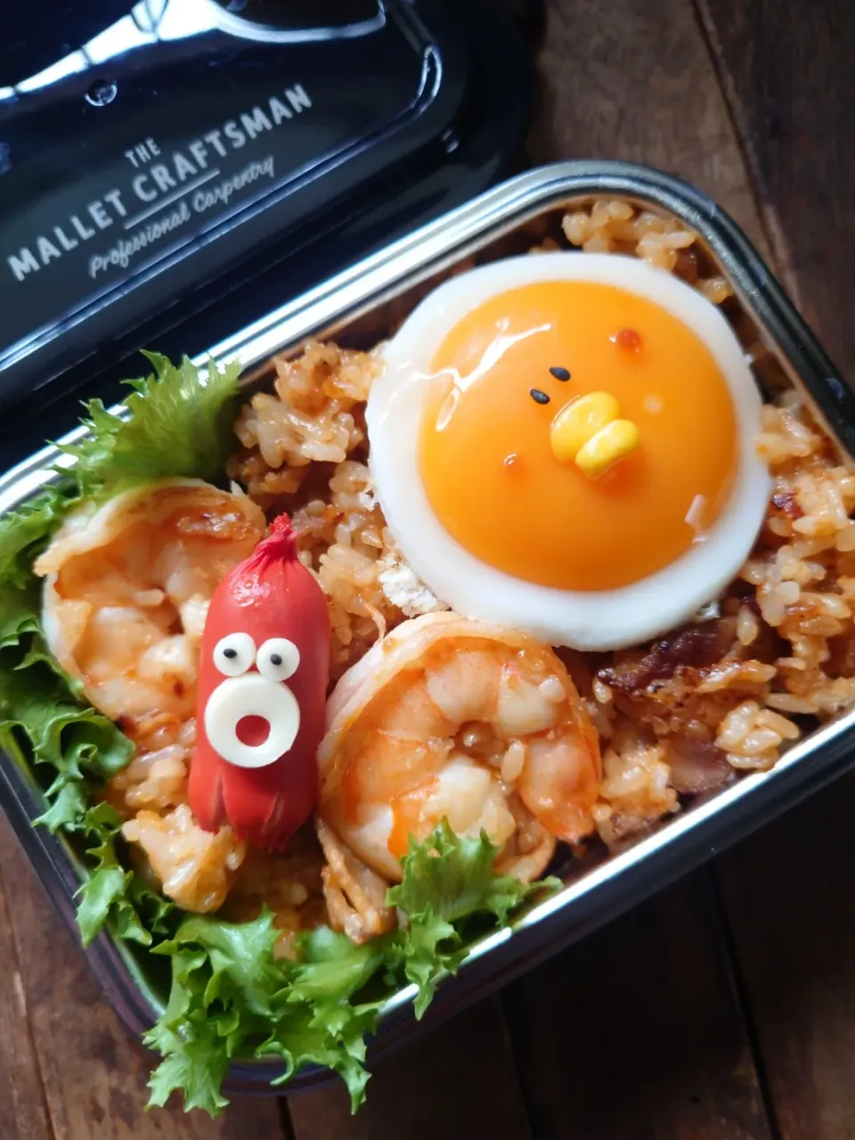 漢の…自分用🍱おニューの弁当箱でナシゴレン弁当|ᵏᵒᵘさん